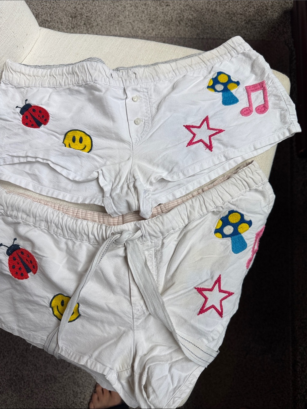 PINK Victoria's Secret  White sleep Shorts - Picture 5 of 5
